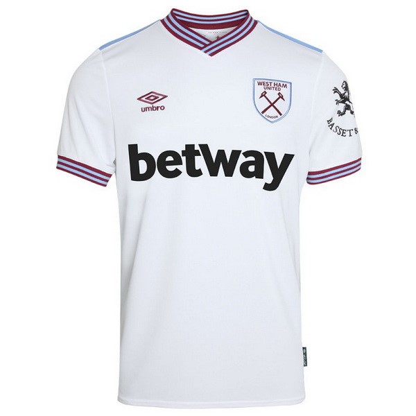 Camiseta West Ham Segunda equipo 2019-20 Blanco